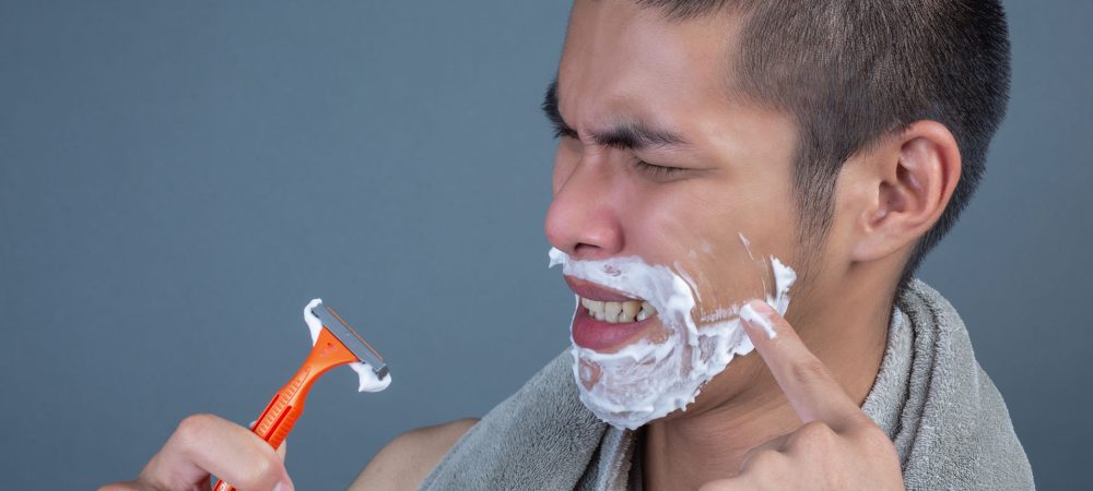 irritación post-afeitado